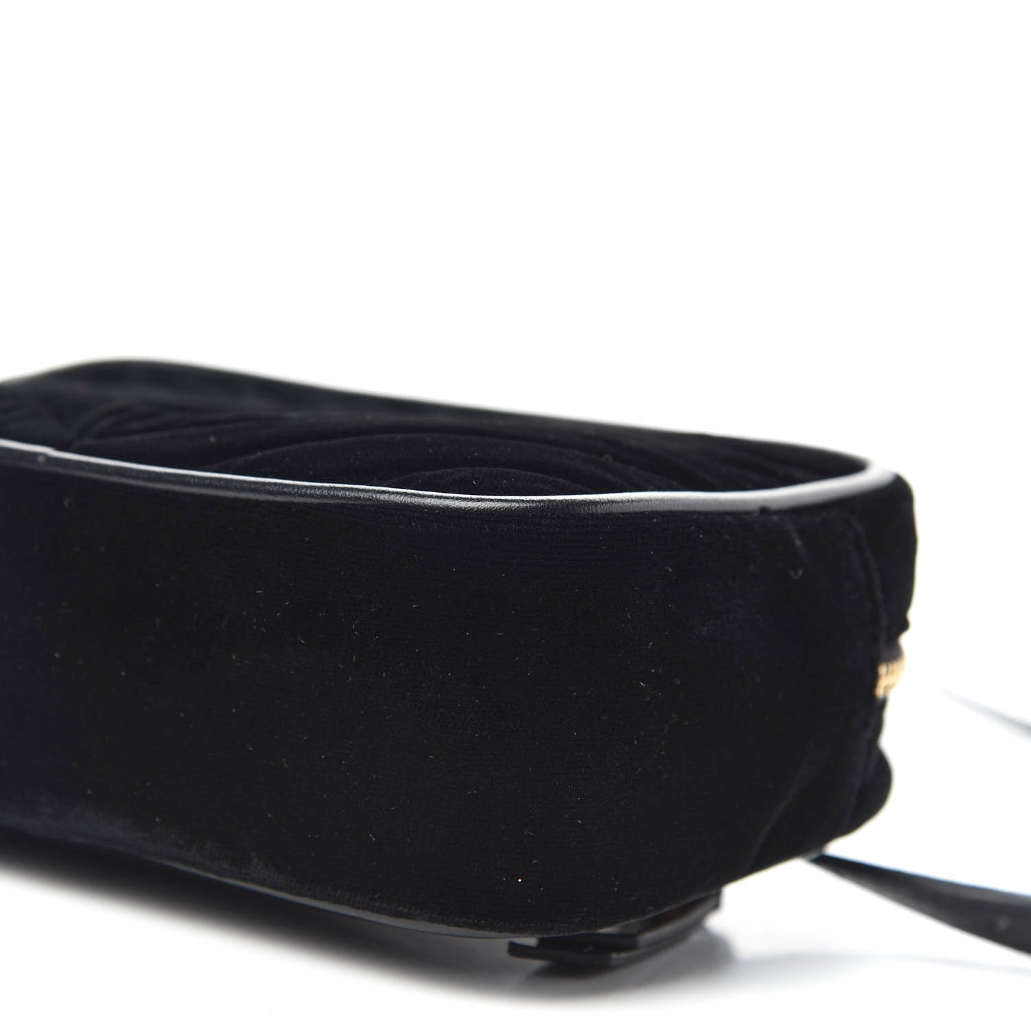Saint Laurent Velour Matelasse Monogram Lou Belt Bag Black 9 of 11