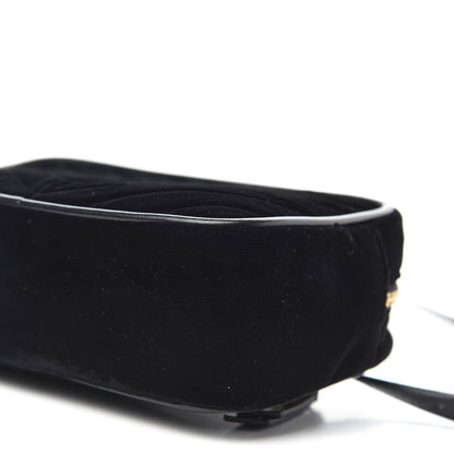 Saint Laurent Velour Matelasse Monogram Lou Belt Bag Black 9 of 11