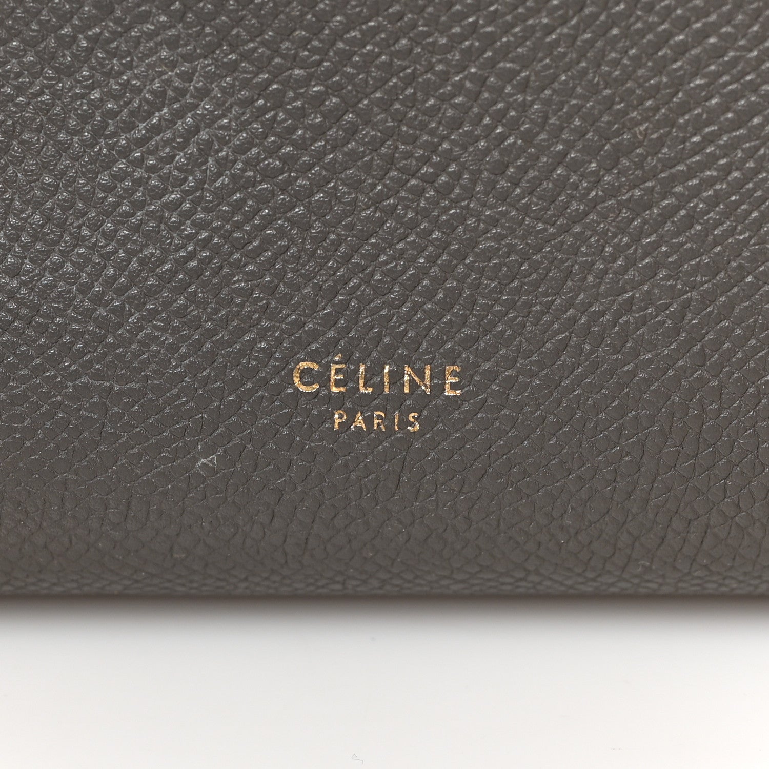 Celine Grained Calfskin Mini Belt Bag Grey 6 of 9