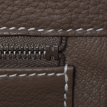 Hermes Taurillon Clemence Retourne Kelly 40 Etoupe 17 of 36