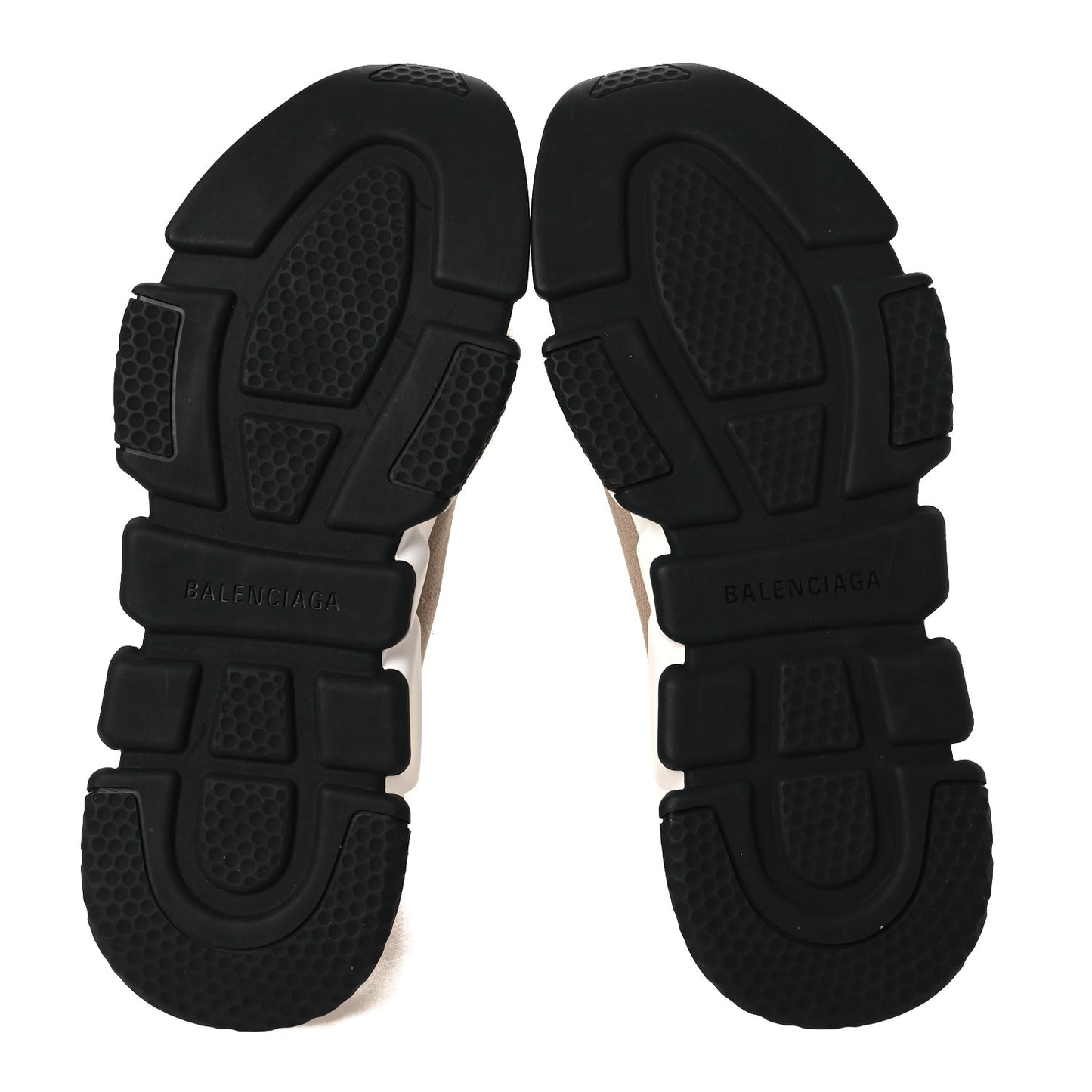 Neoprene Knit Bi-Color Sole Womens Speed Sneakers 40 Beige White Black