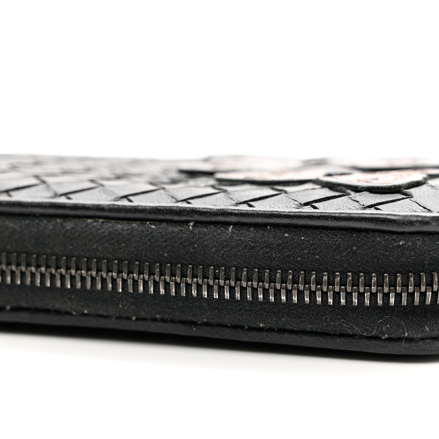 Bottega Veneta Nappa Intrecciato Ayers Zip Around Butterfly Wallet Black 6 of 7