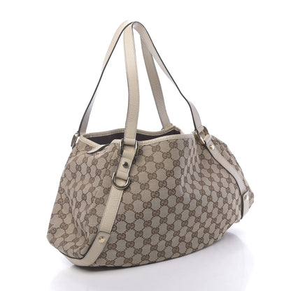Gucci Monogram Medium Abbey Shoulder Bag Off White 3 of 11
