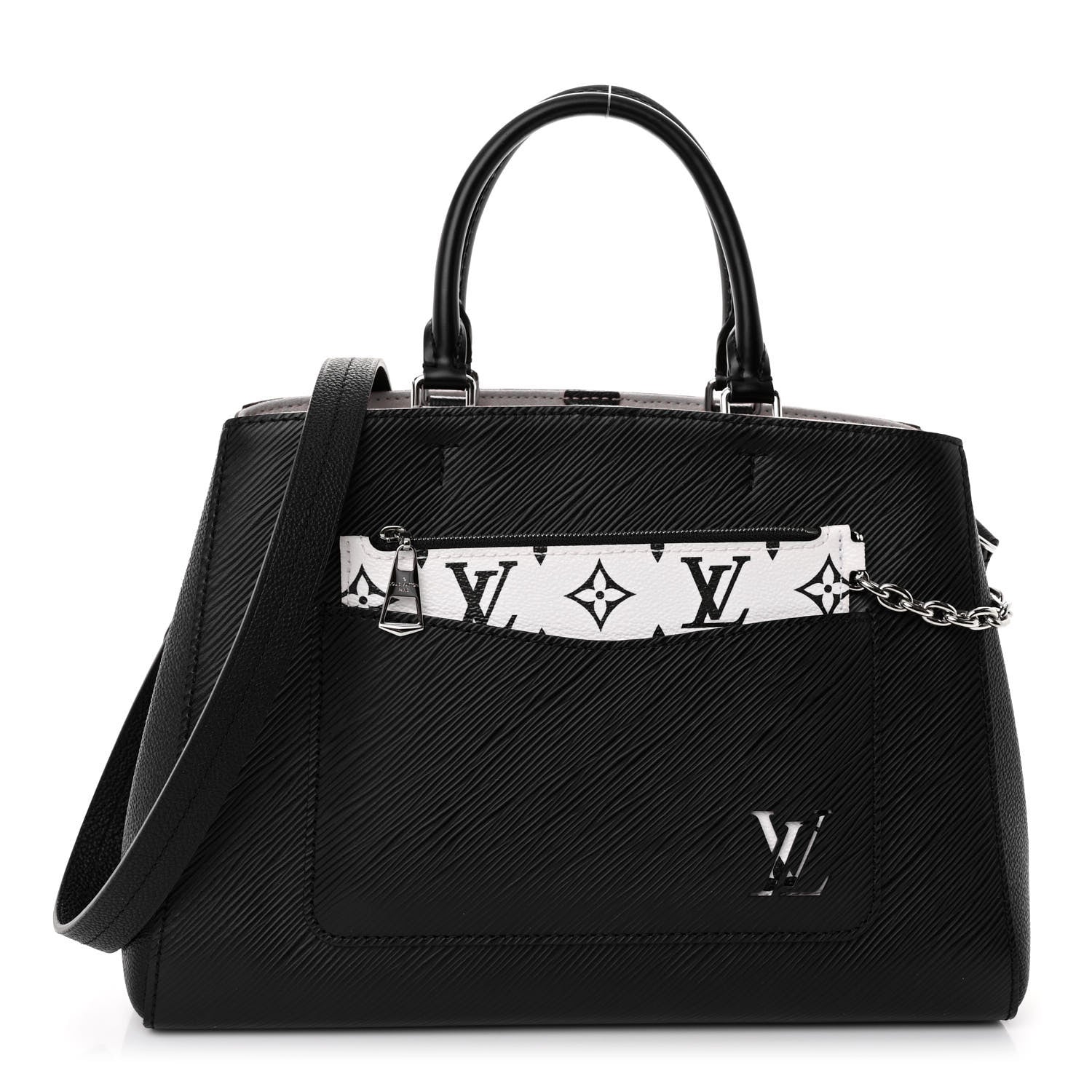 Louis Vuitton Epi Marelle Tote MM Black 1 of 9