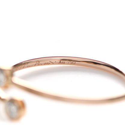 Tiffany 18K Yellow Gold Diamond Elsa Peretti Hoop Ring 49 5 5 of 6