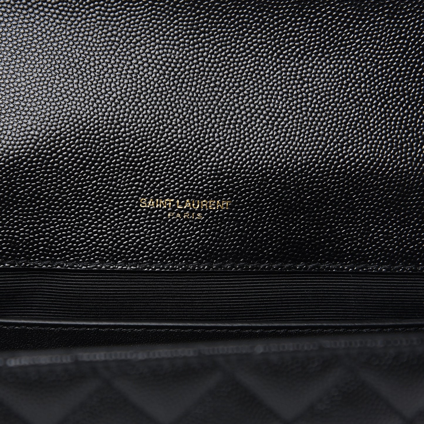 Grain De Poudre Textured Mixed Matelasse Triquilt Medium Monogram Satchel Black
