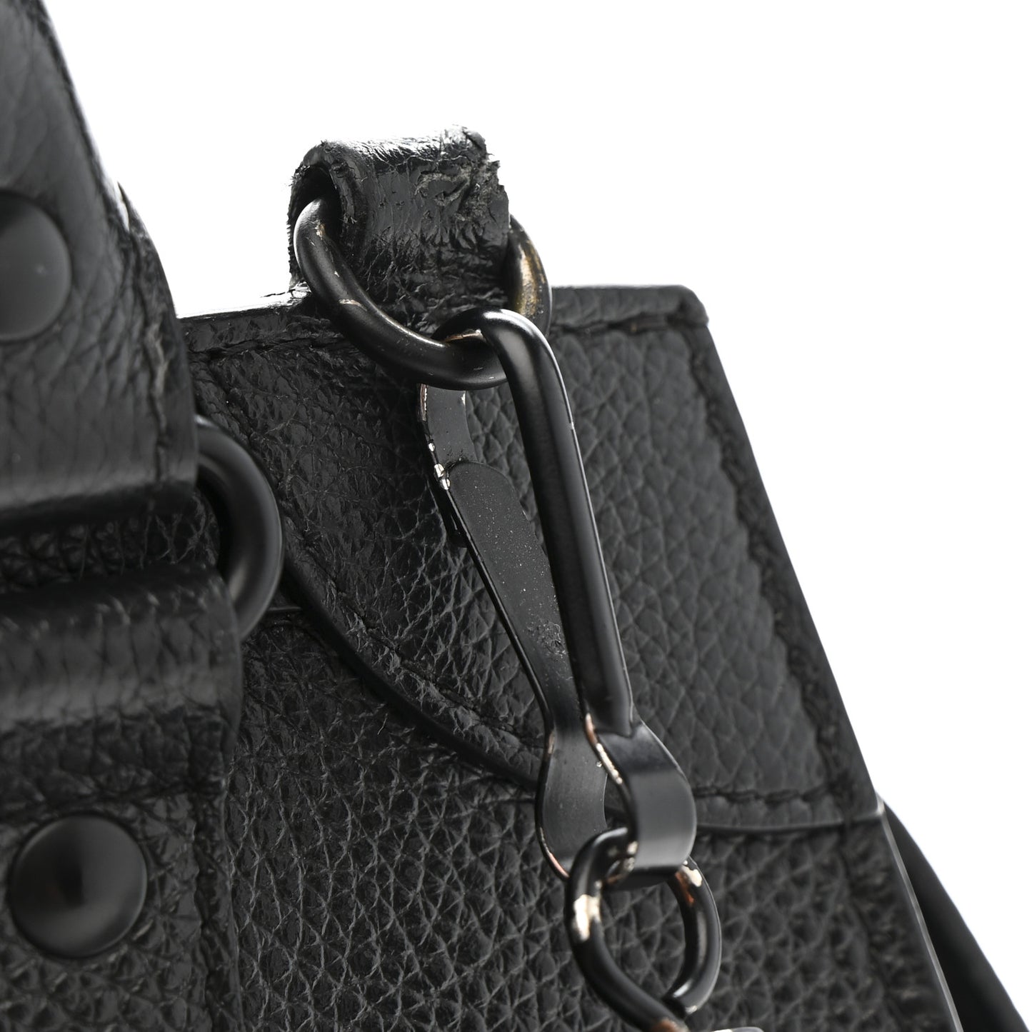 Grained Calfskin Neo Classic Black Hardware S City Black