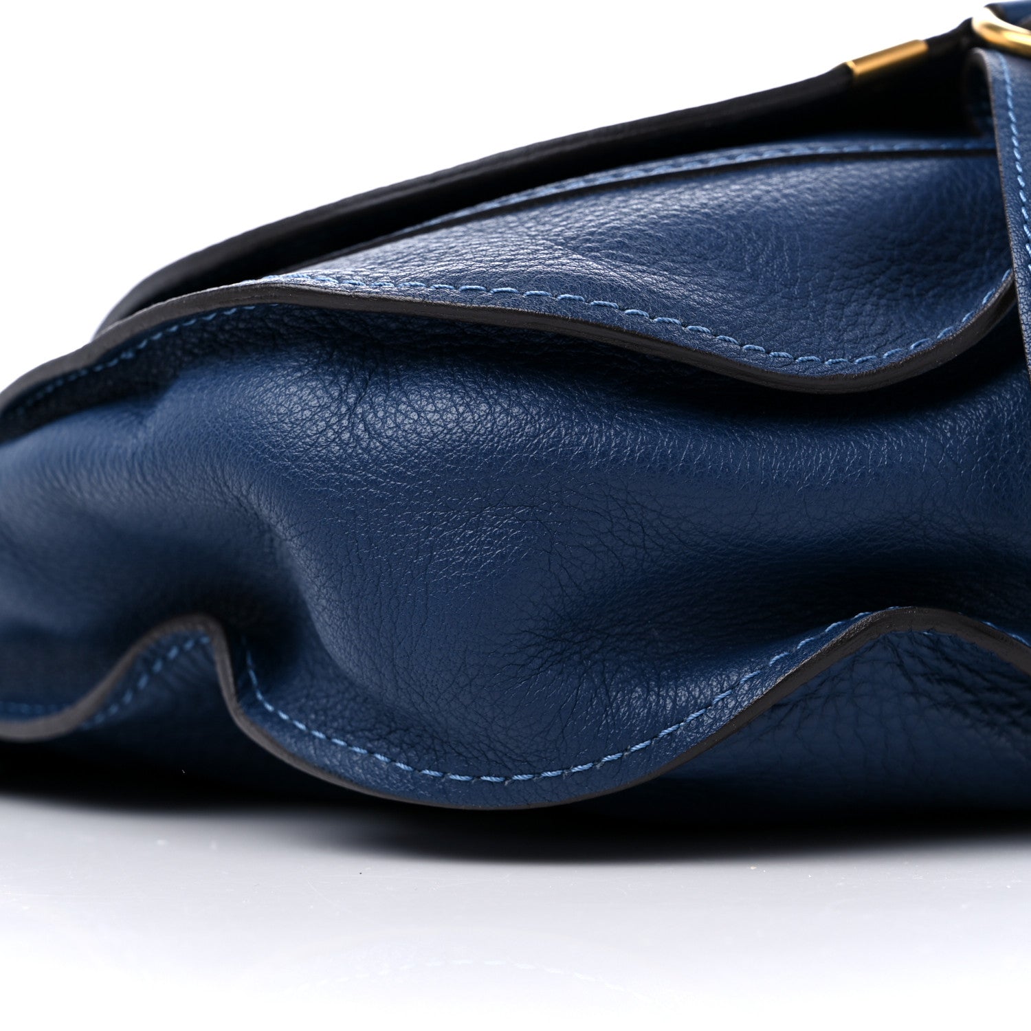 Chloe Calfskin Medium Marcie Nude Hobo Blue Velvet 7 of 8