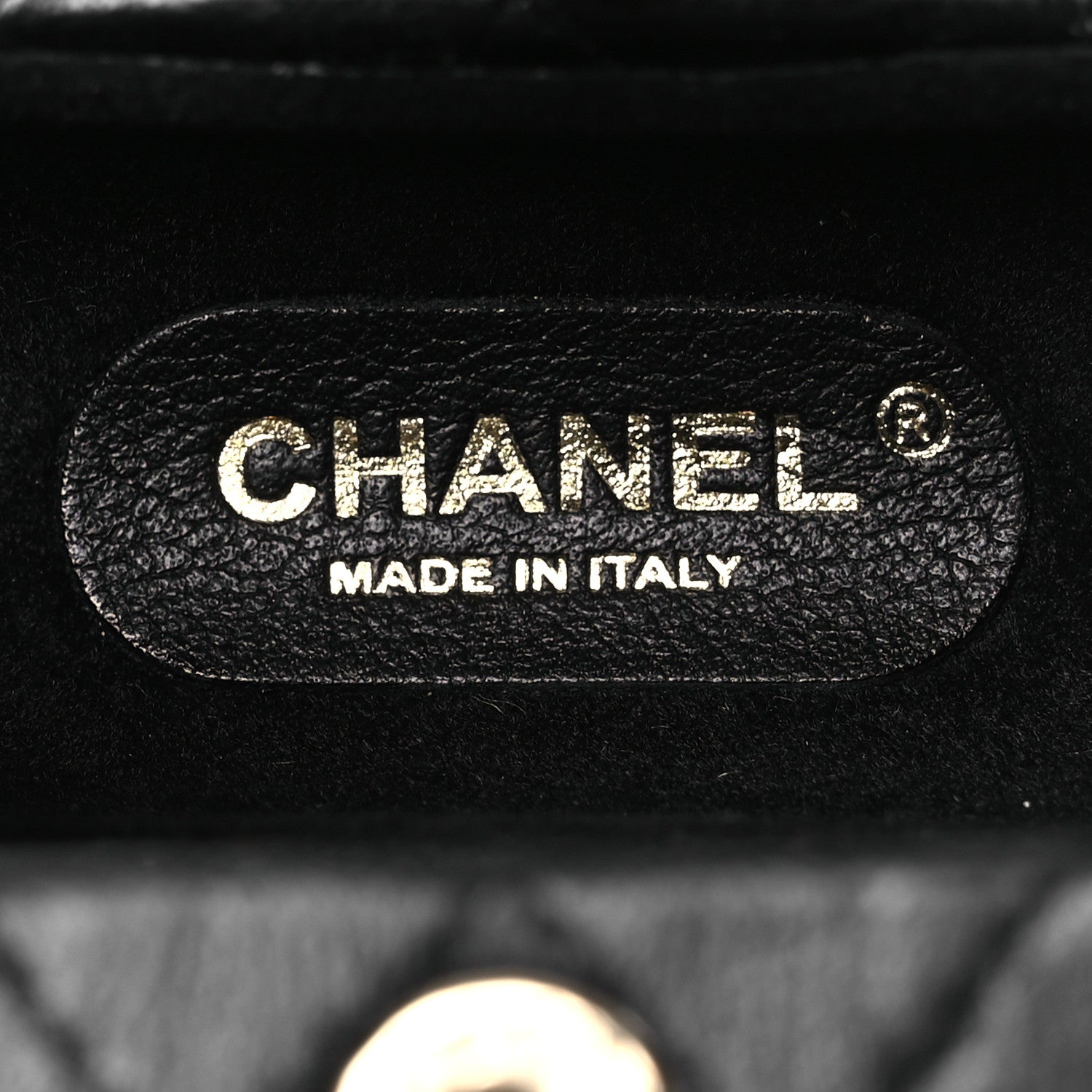 Chanel Lambskin Quilted Airpods Pro Case  Black 4 of 5