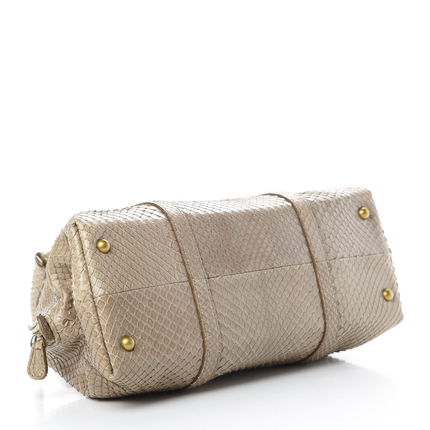 Snakeskin Montaigne Satchel Limo