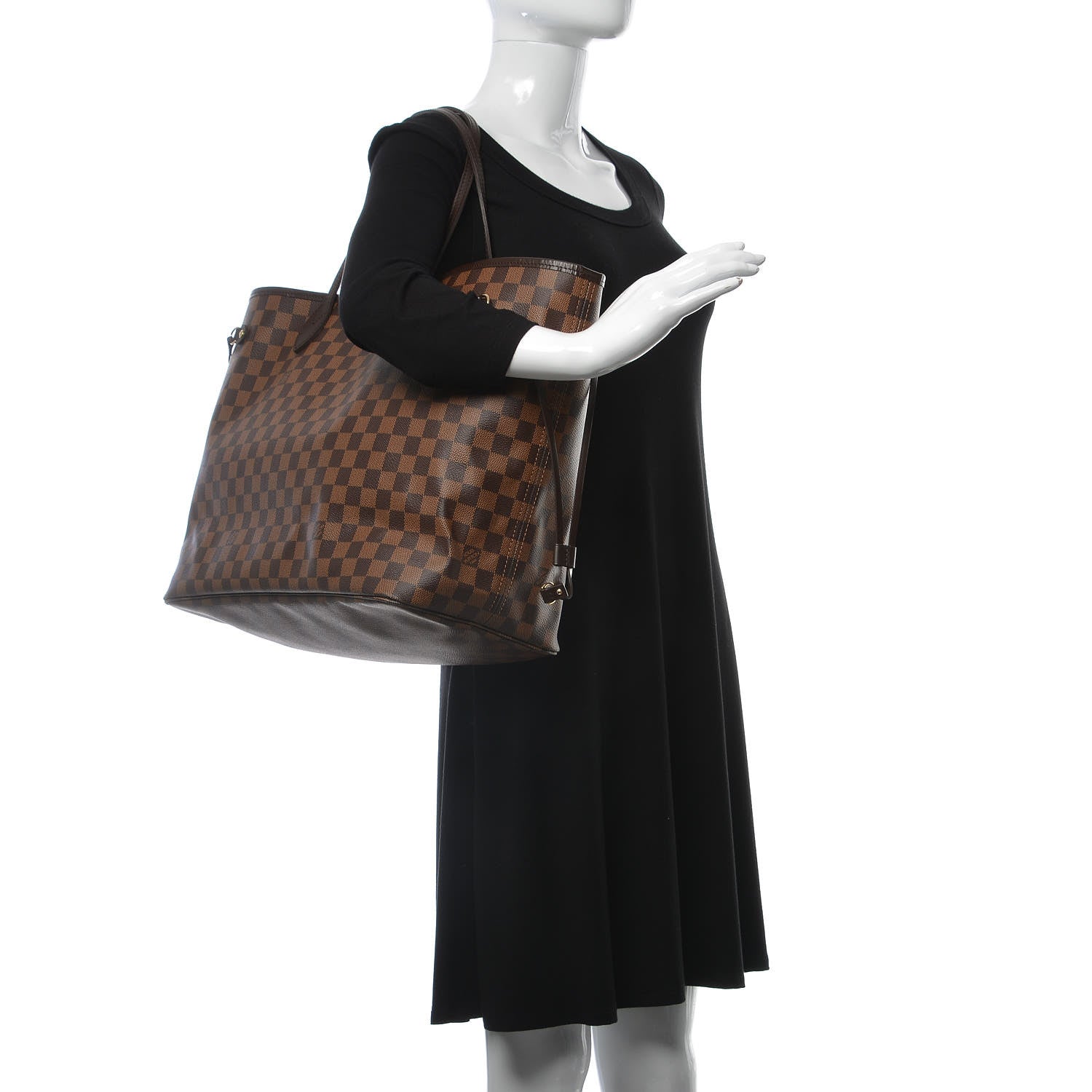 Louis Vuitton Damier Ebene Neo Neverfull GM 2 of 9