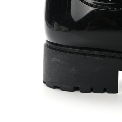 Louis Vuitton Rubber Embossed Monogram Splash Rain Boots 41 Black 10 of 10