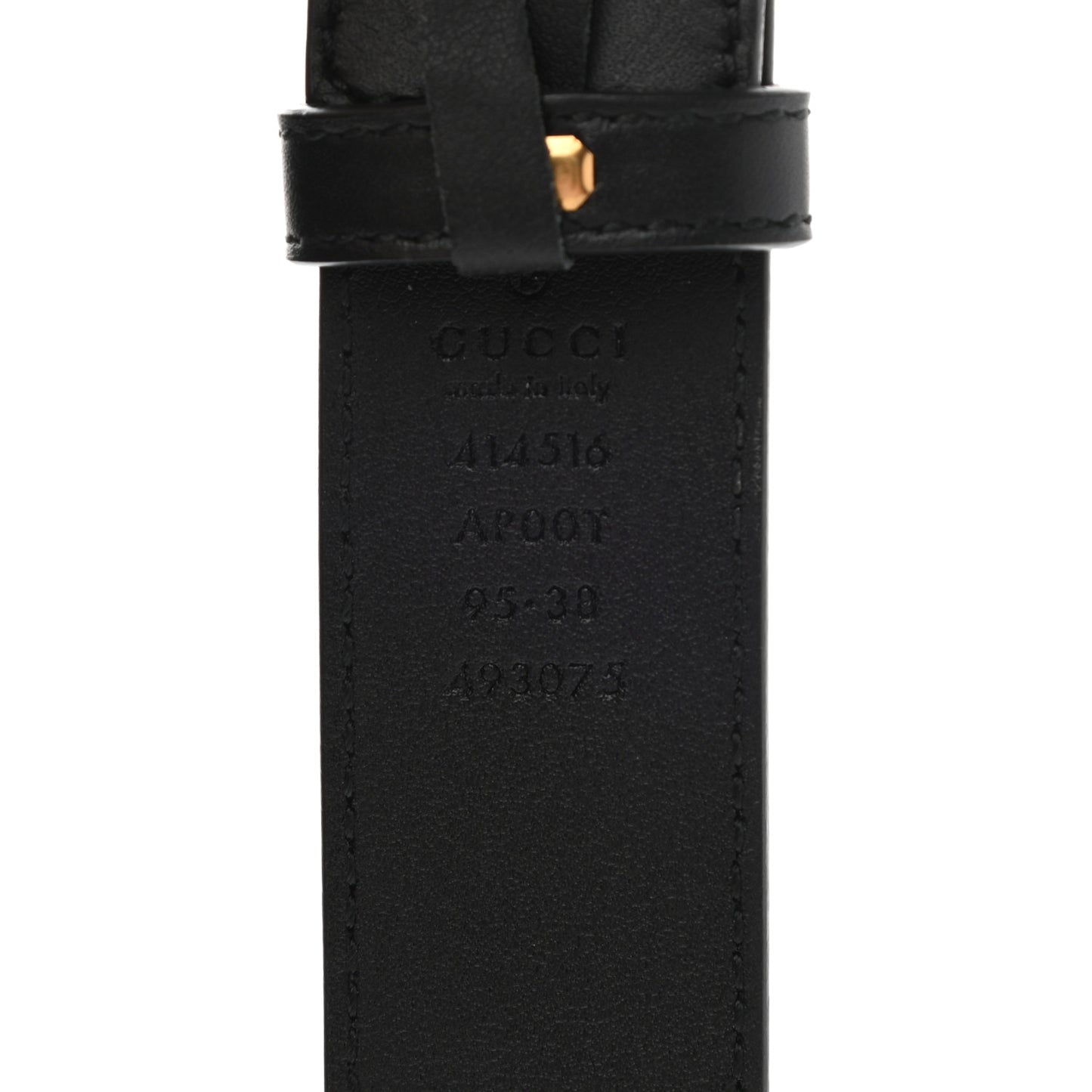 Calfskin Double G 30mm Belt 95 38 Black