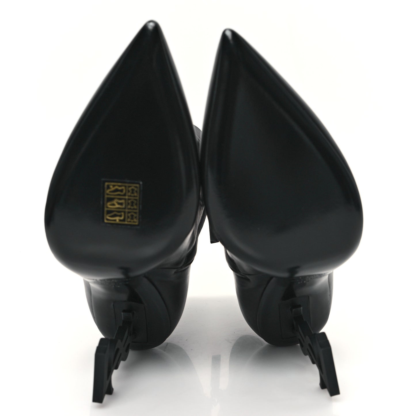 Calfskin Opyum Ankle Boots 39 Black