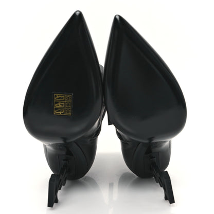 Saint Laurent Calfskin Opyum Ankle Boots 39 Black 6 of 10