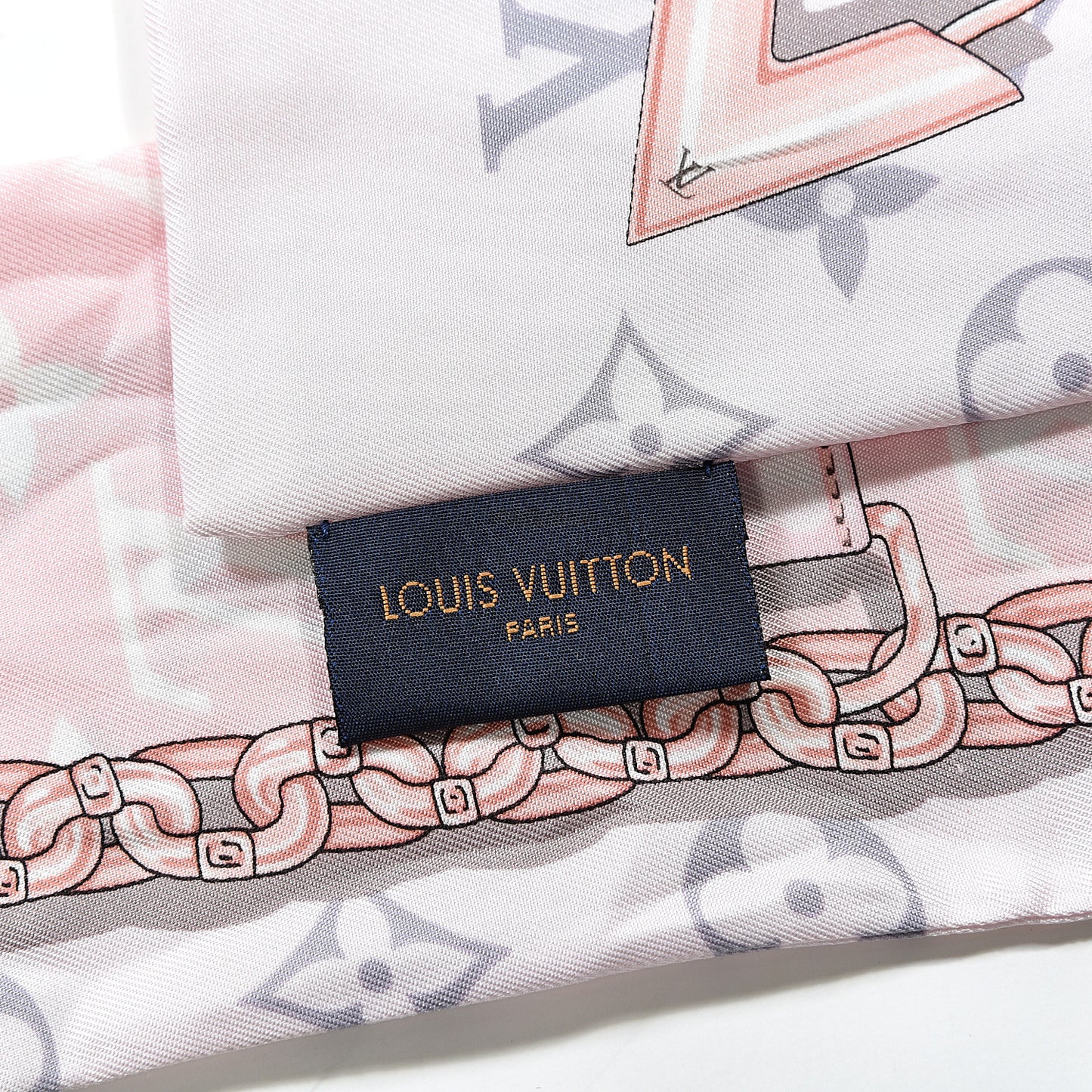 Silk Monogram Confidential Bandeau Light Pink