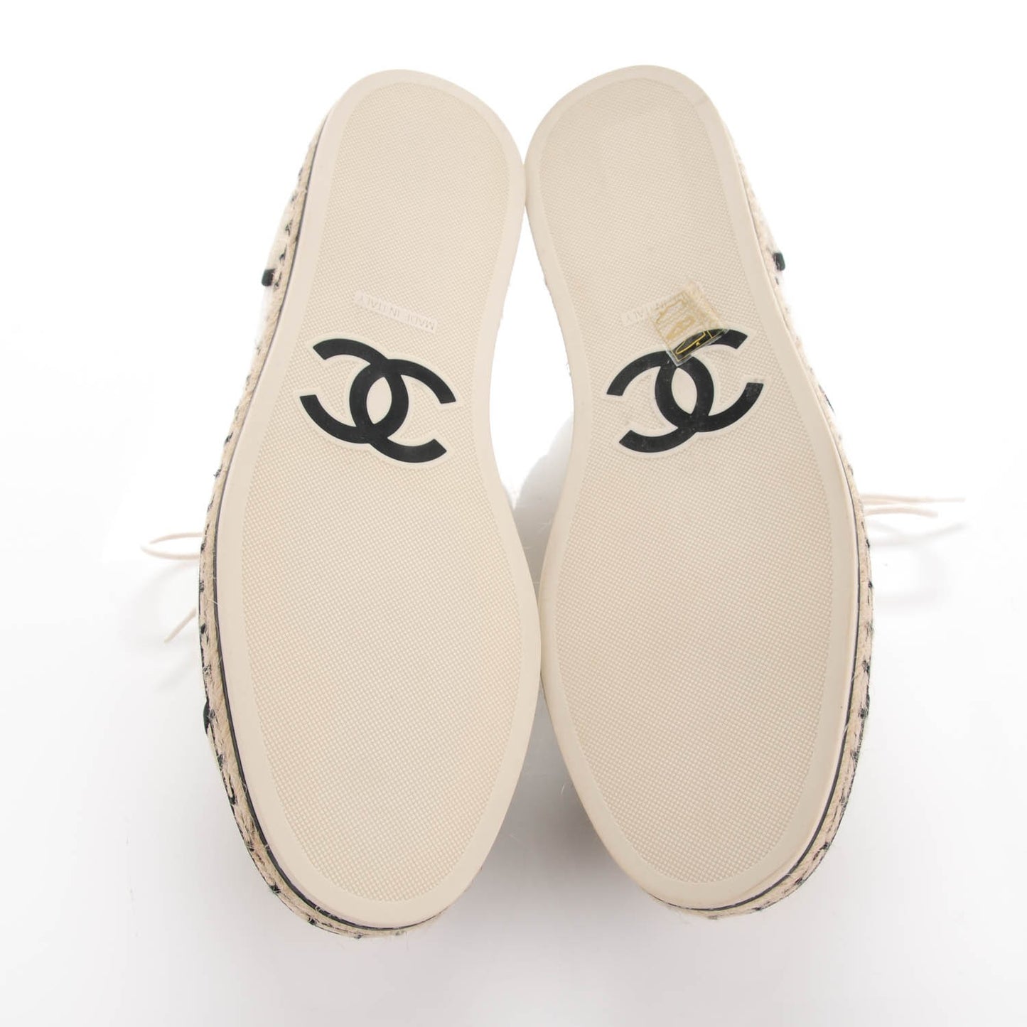 Cotton Lace Up Espadrilles 41 Light Beige