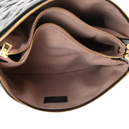 Louis Vuitton Lambskin Embossed Monogram Coussin PM Black 7 of 12