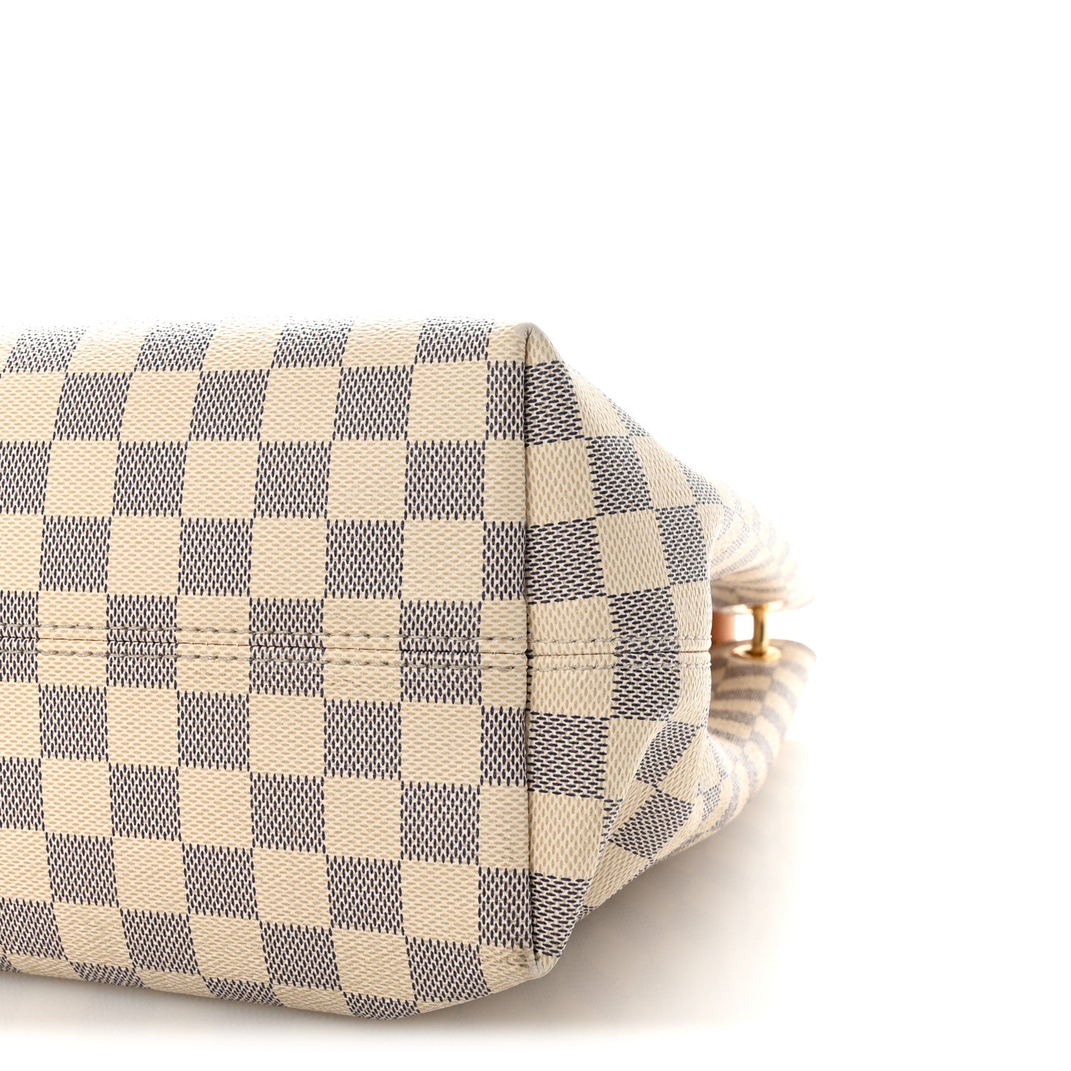 Louis Vuitton Damier Azur Graceful MM Rose Ballerine 9 of 9