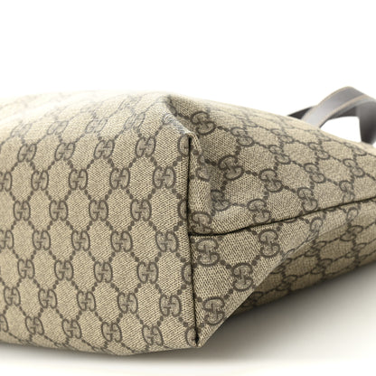 Gucci GG Supreme Monogram Medium Zippered Shopping Tote Dark Brown 10 of 10