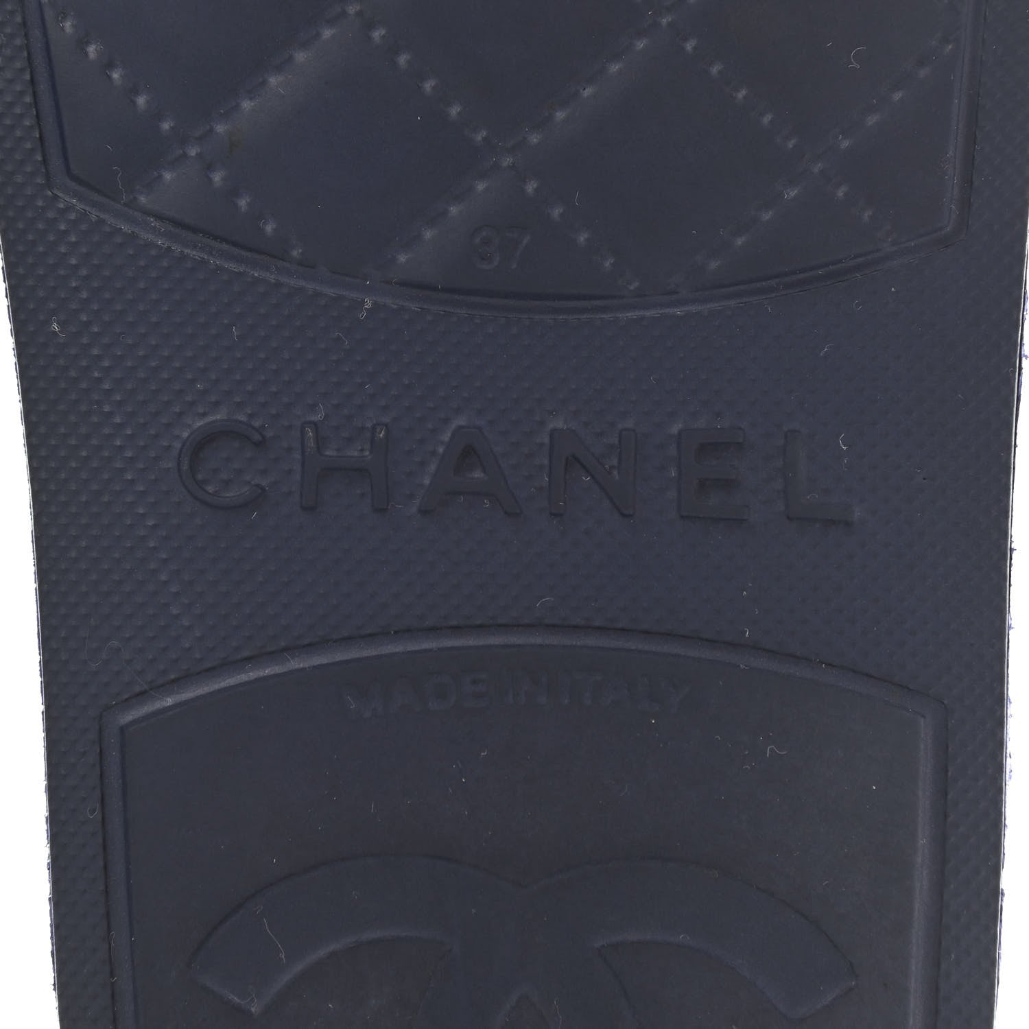 Chanel Rubber CC Flat Slide Sandals 37 Pink Red 6 of 11