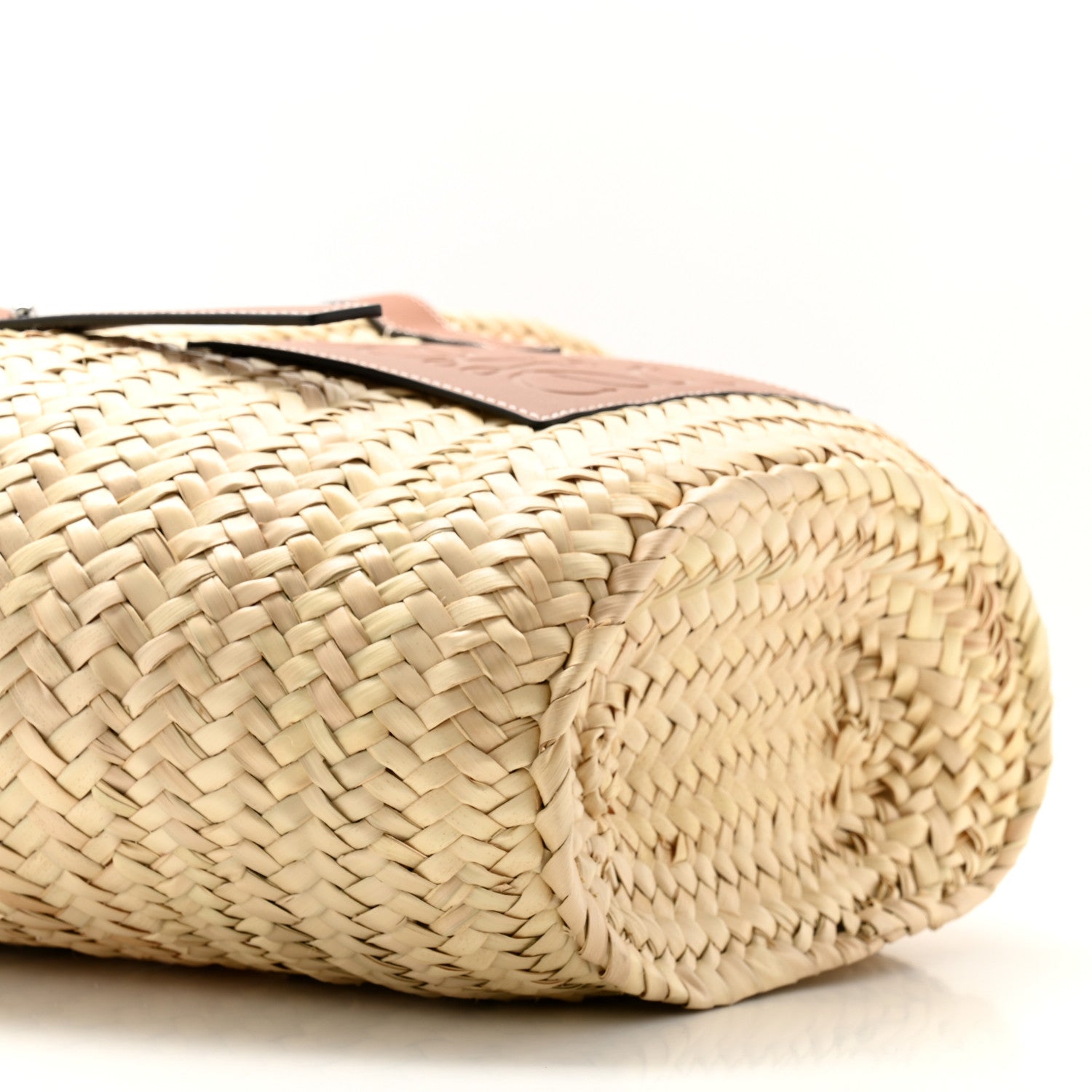 Loewe Raffia Basket Tote Bag Natural Tan 8 of 10