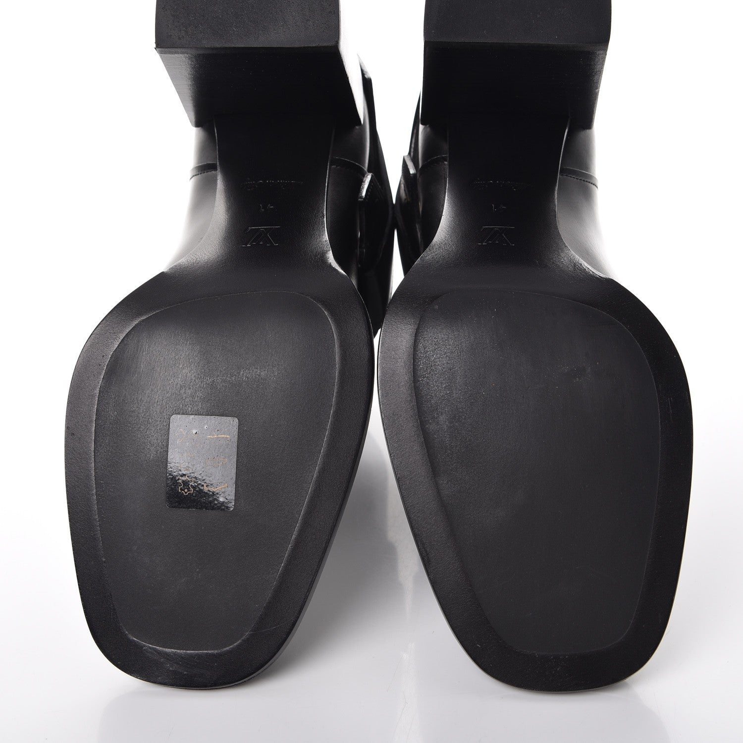 Louis Vuitton Calfskin Belted Ankle Boots 41 Black 8 of 10