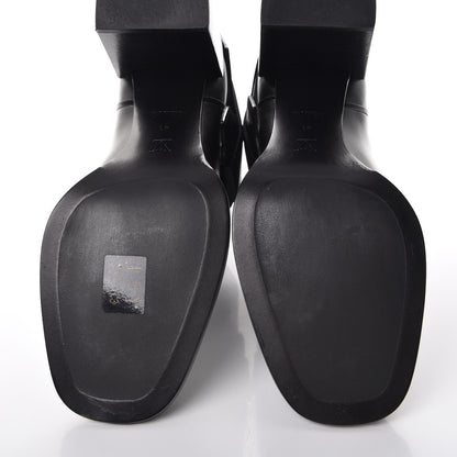 Louis Vuitton Calfskin Belted Ankle Boots 41 Black 8 of 10
