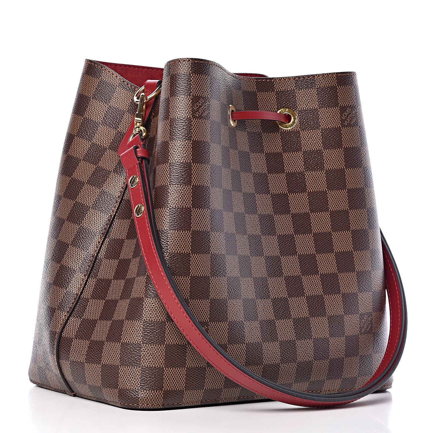 Louis Vuitton Damier Ebene Neonoe MM Cherry Berry 3 of 8