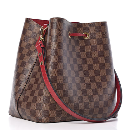 Louis Vuitton Damier Ebene Neonoe MM Cherry Berry 3 of 8