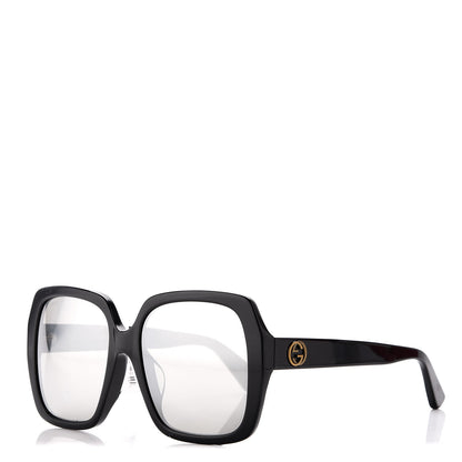Gucci Acetate Square Frame GG 0096/A Sunglasses Black 1 of 6