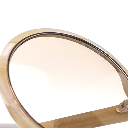 Tom Ford Carrie Sunglasses TF268 Ivory 9 of 9