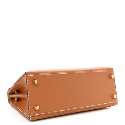 Hermes Epsom Kelly Sellier 25 Gold 4 of 10