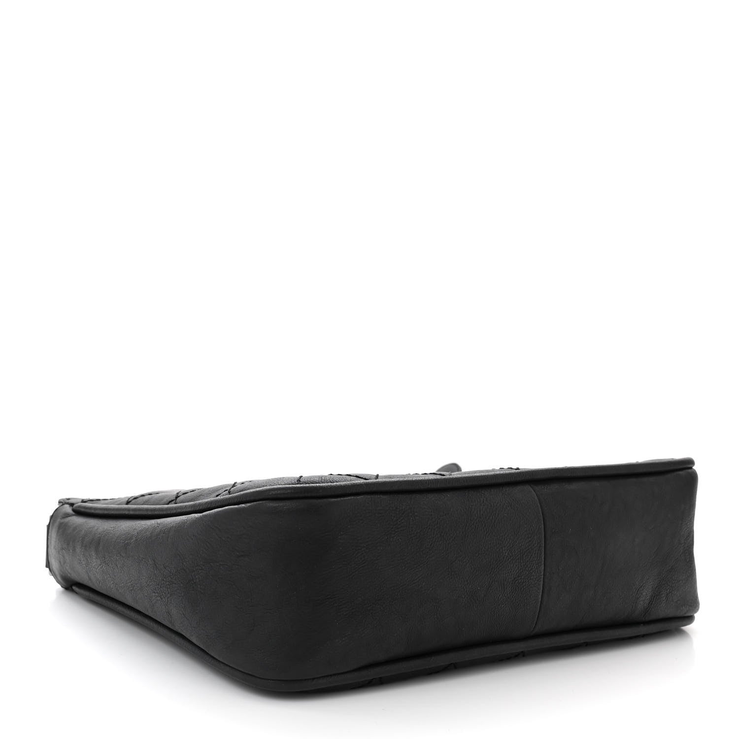 Chanel Calfskin Quilted CC Shoulder Bag Black 4 of 10