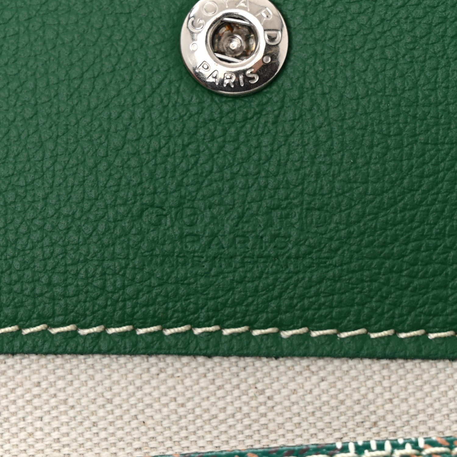 Goyard Goyardine Saint Louis PM Green 7 of 11
