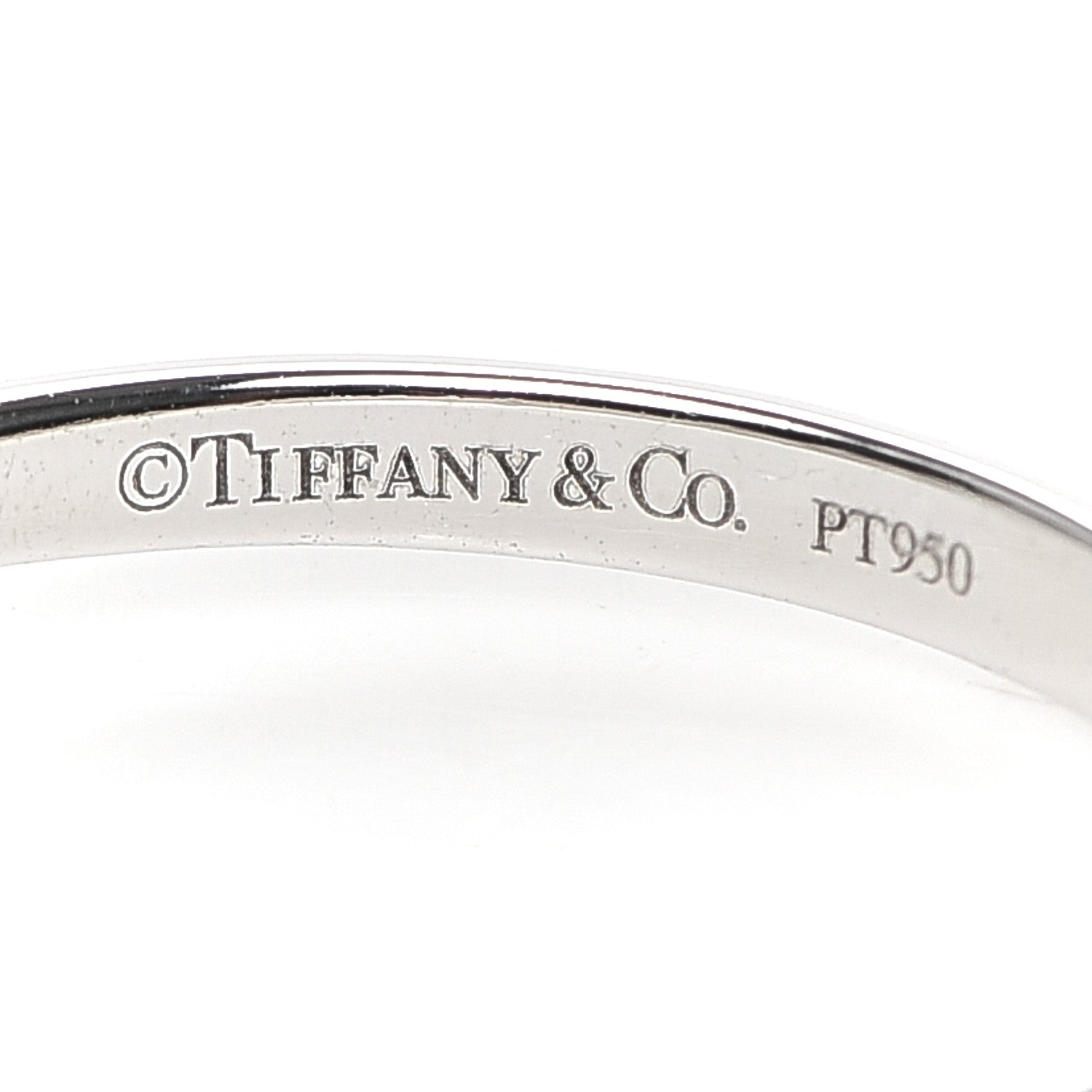 Tiffany Platinum Diamond Three Stone Milgrain Ring 52 6 4 of 4