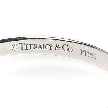 Tiffany Platinum Diamond Three Stone Milgrain Ring 52 6 4 of 4