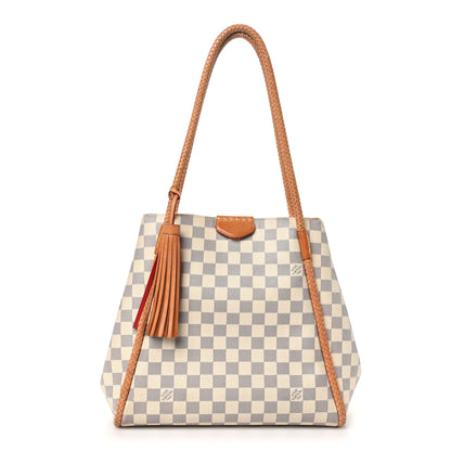 Louis Vuitton Damier Azur Propriano Rose Ballerine 1 of 9