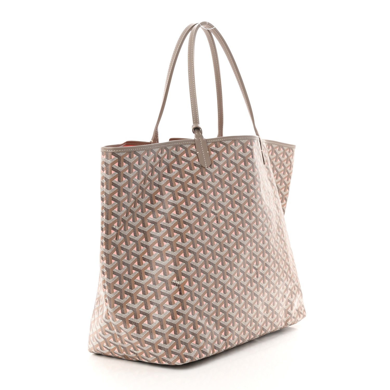 Goyard Goyardine Saint Louis Claire Voie GM Grege Powder Pink 3 of 10