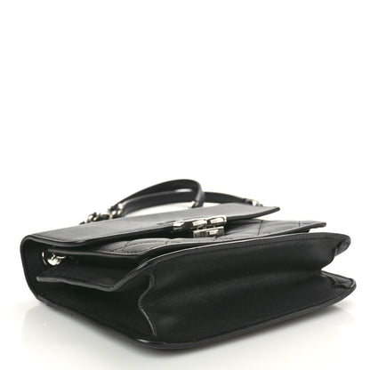 Chanel Goatskin Quilted Small CC Box Flap Black 4 of 12