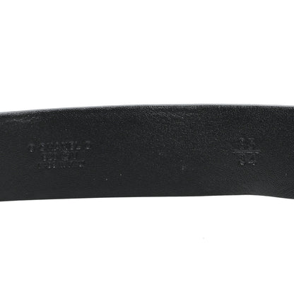 Chanel Calfskin Crystal Metal Quilted CC Belt 85 34 Black 3 of 5