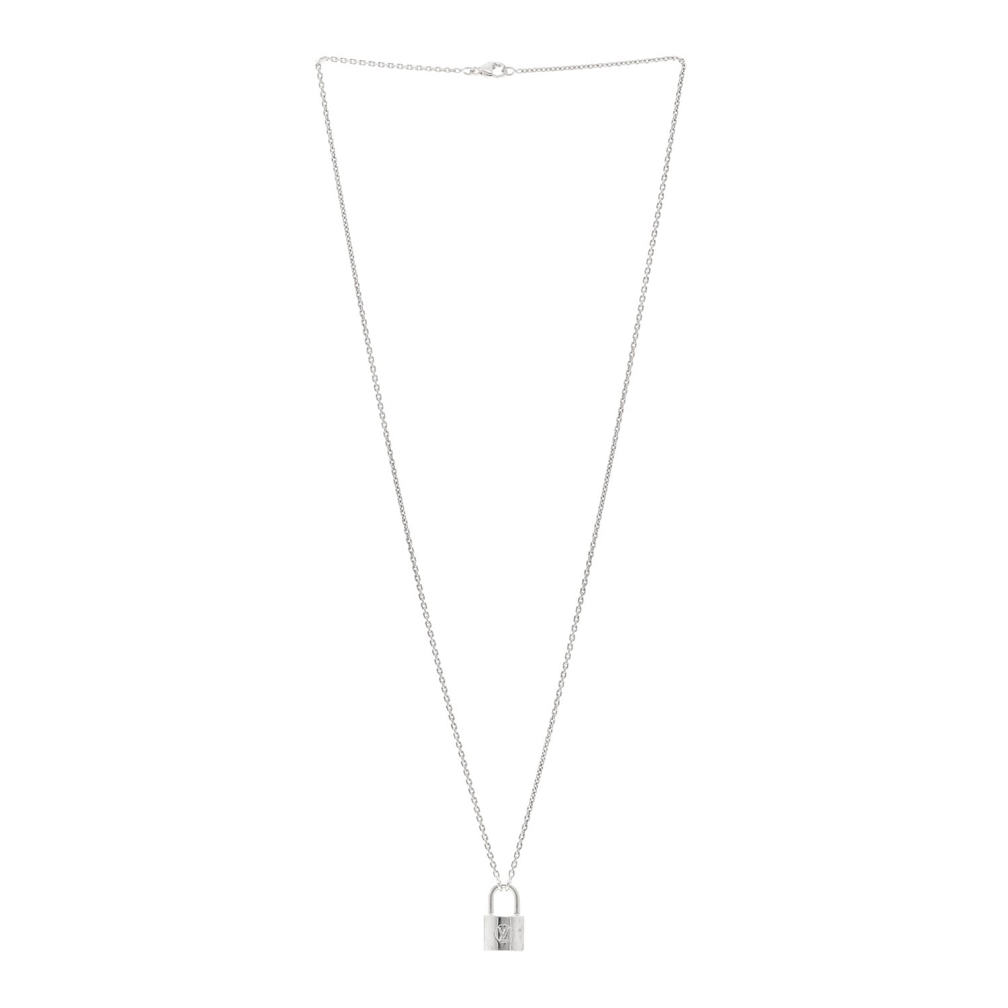 Sterling Silver Lockit Necklace