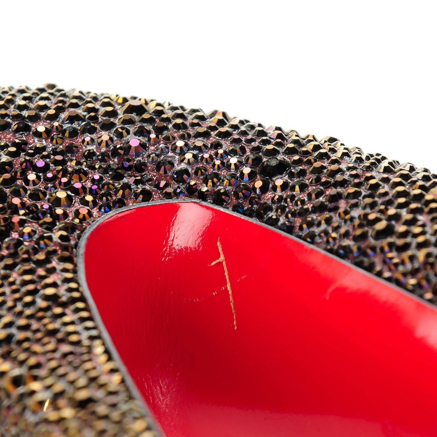 Crystal Suede Burma Daffodile Strass 160 Pumps 36 Plum
