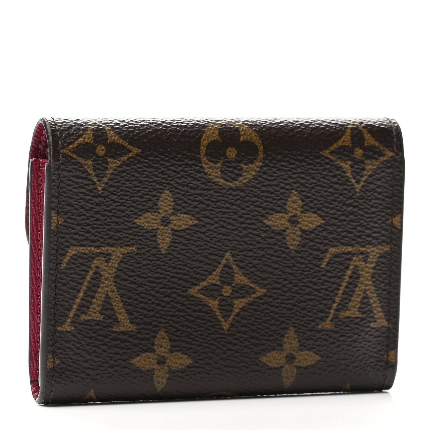 Monogram Rosalie Coin Purse Fuchsia