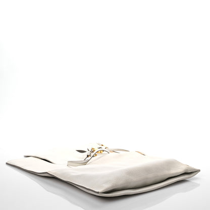 Tom Ford Ramskin Small Alix Padlock Zip Shoulder Bag White 5 of 14