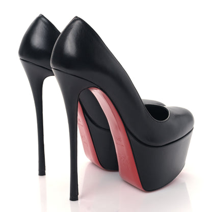 Christian Louboutin Kid Victoria 160 Pumps 36.5 Black 4 of 7