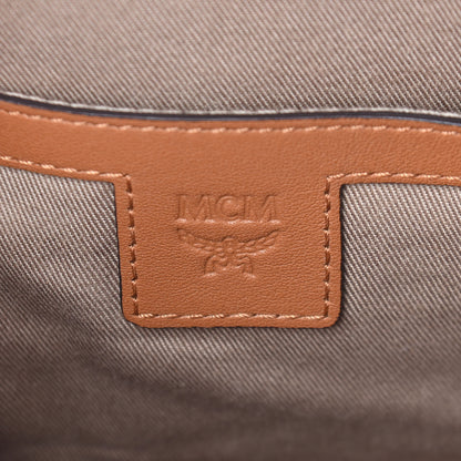 MCM Visetos Camera Crossbody Bag Cognac 9 of 9