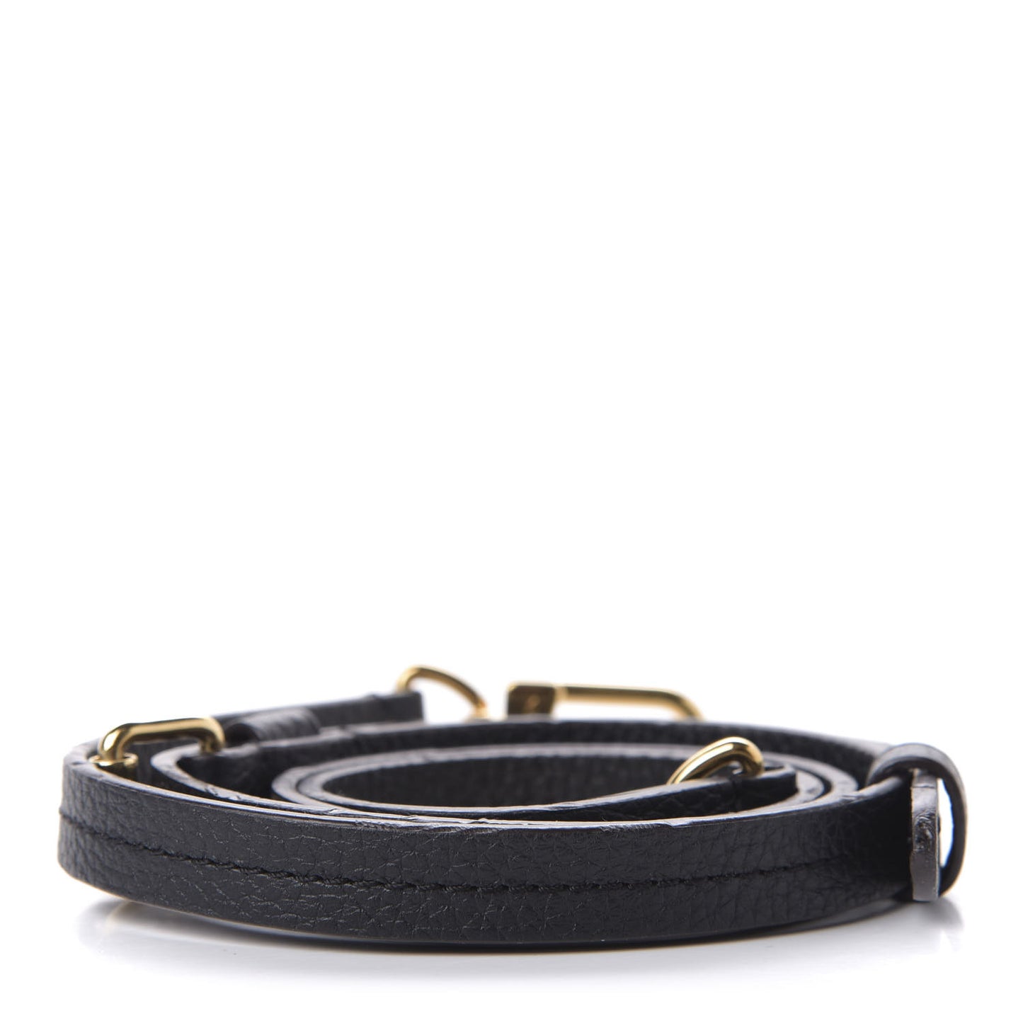 Calfskin Adjustable Retiro NM Shoulder Strap Black