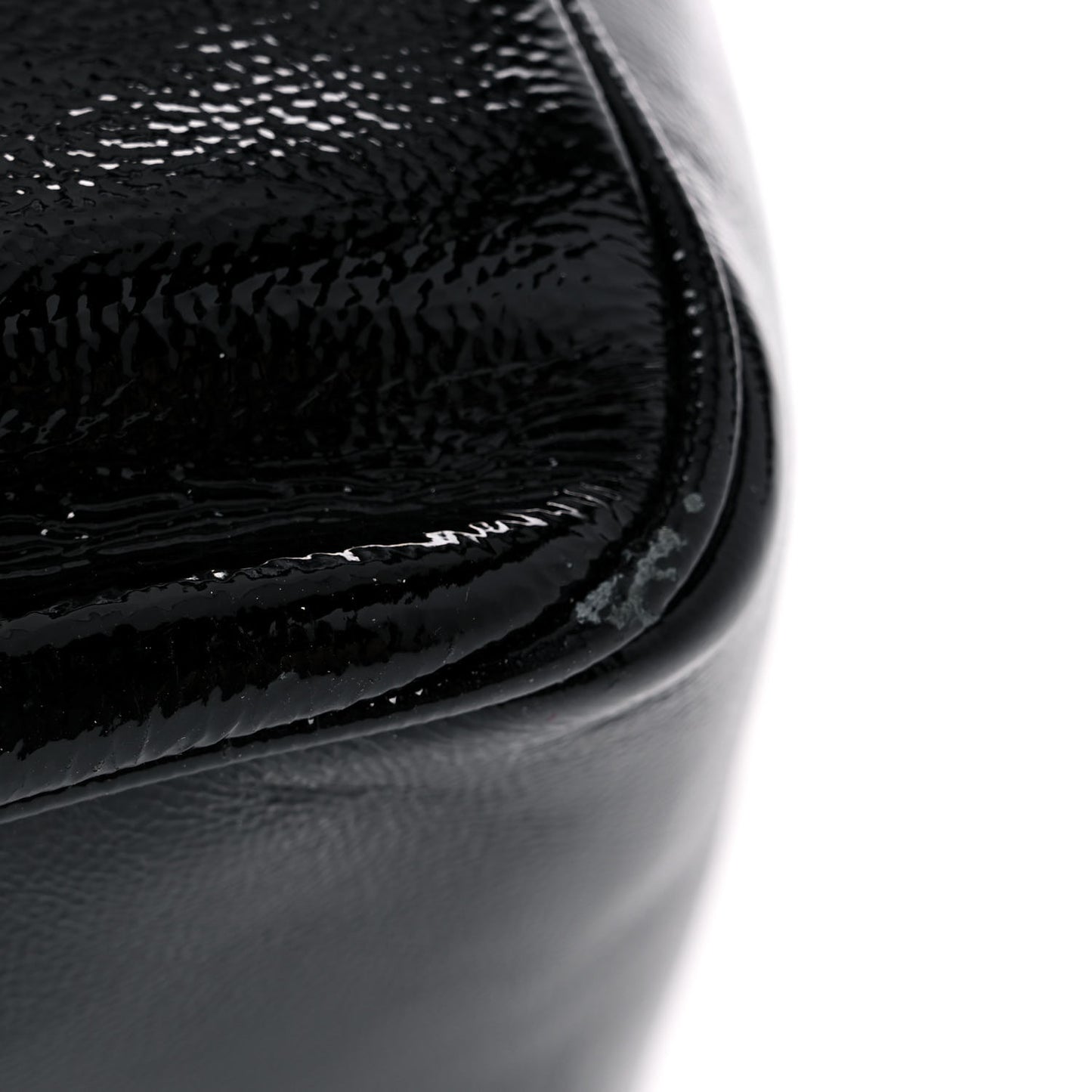Vernice Naplack Medium Soho Bowler Black