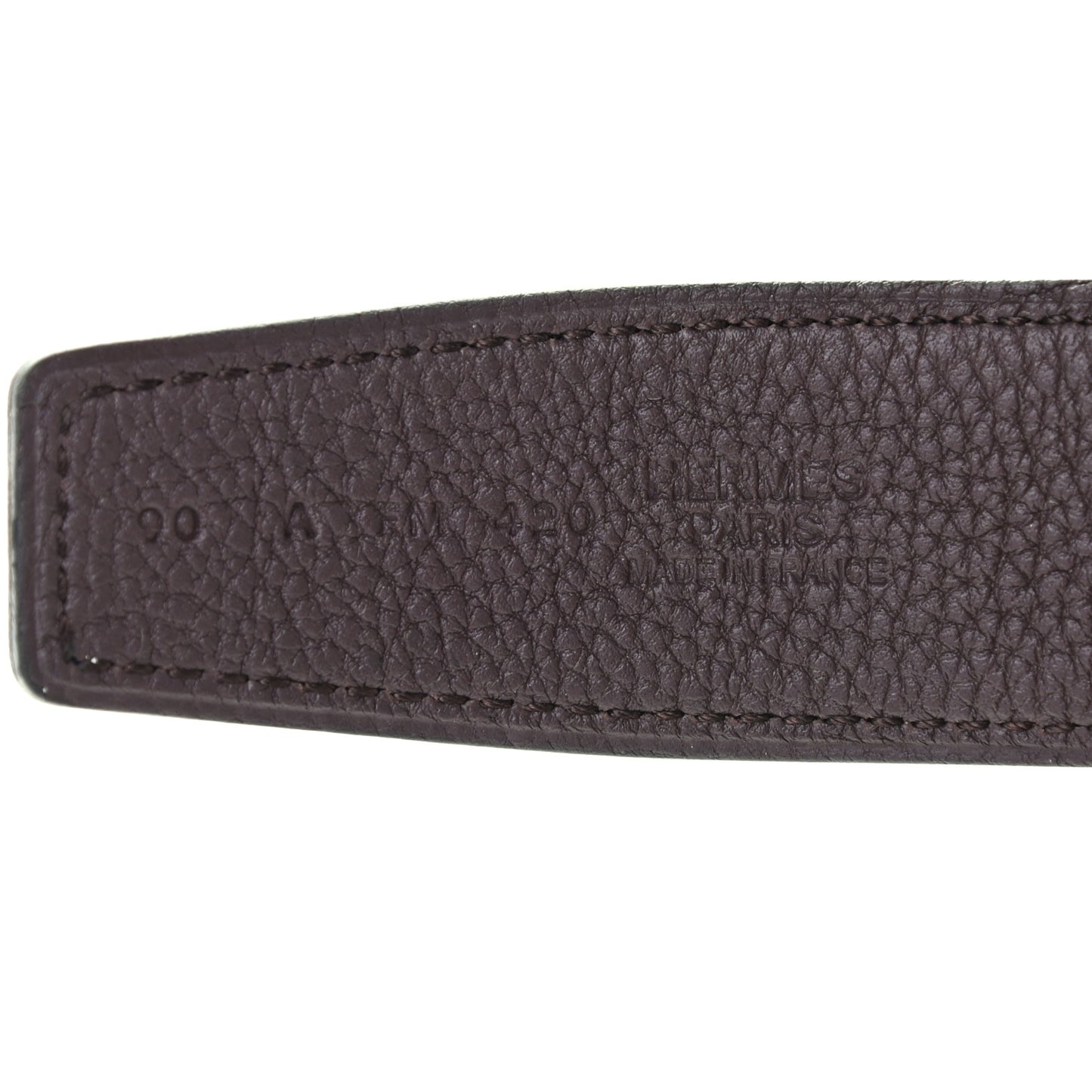 Box Togo 32mm Martelee H Belt 90 Black Chocolate